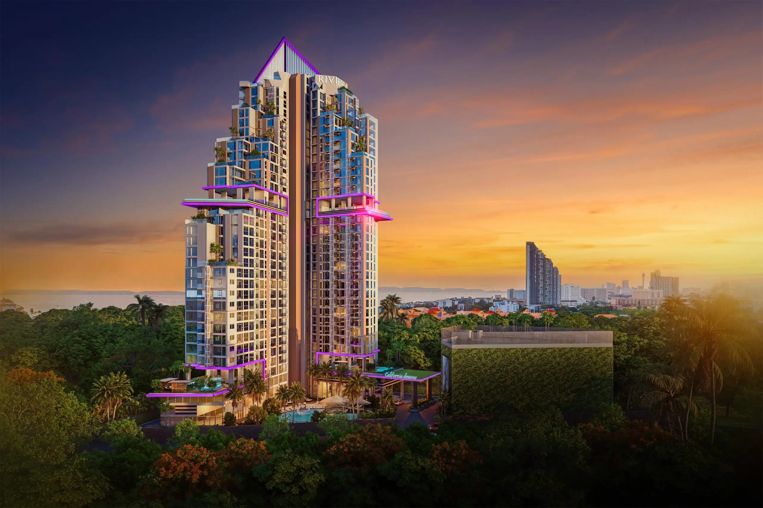 The Riviera Santa Monica, внешний вид комплекса