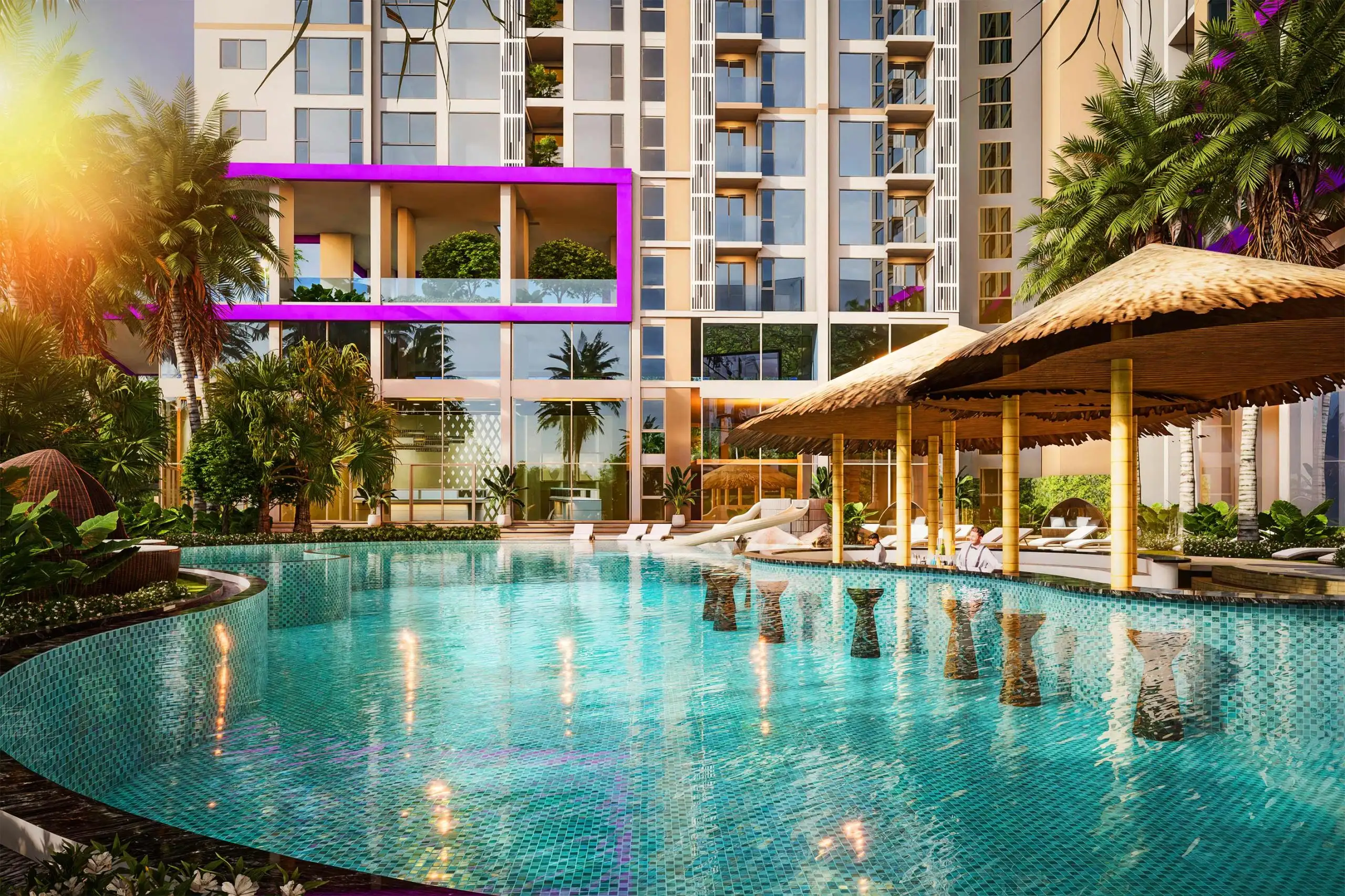 Бассейн The Riviera Santa Monica