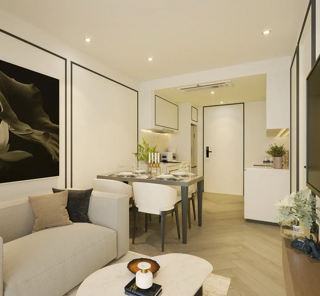 Пример интерьера квартиры в The Ozone Oasis Condo