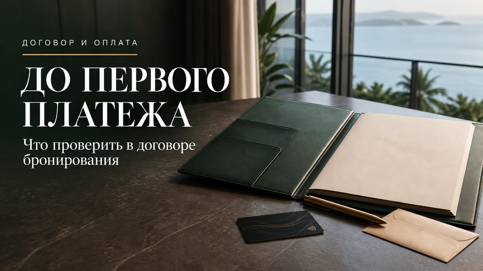 Договор бронирования и депозит при покупке недвижимости в Таиланде