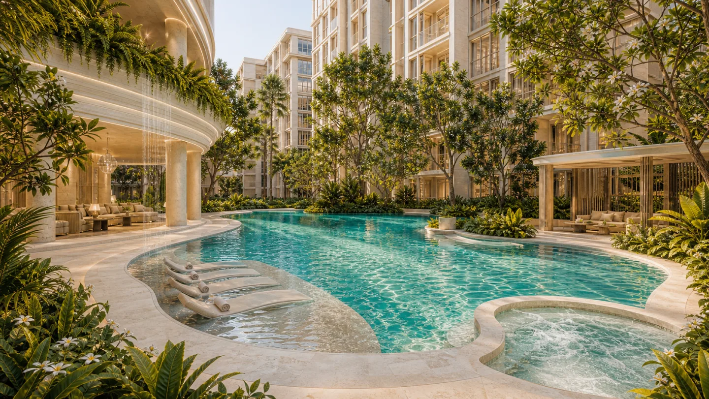 Resort style pool в Love It Wongamat Beach