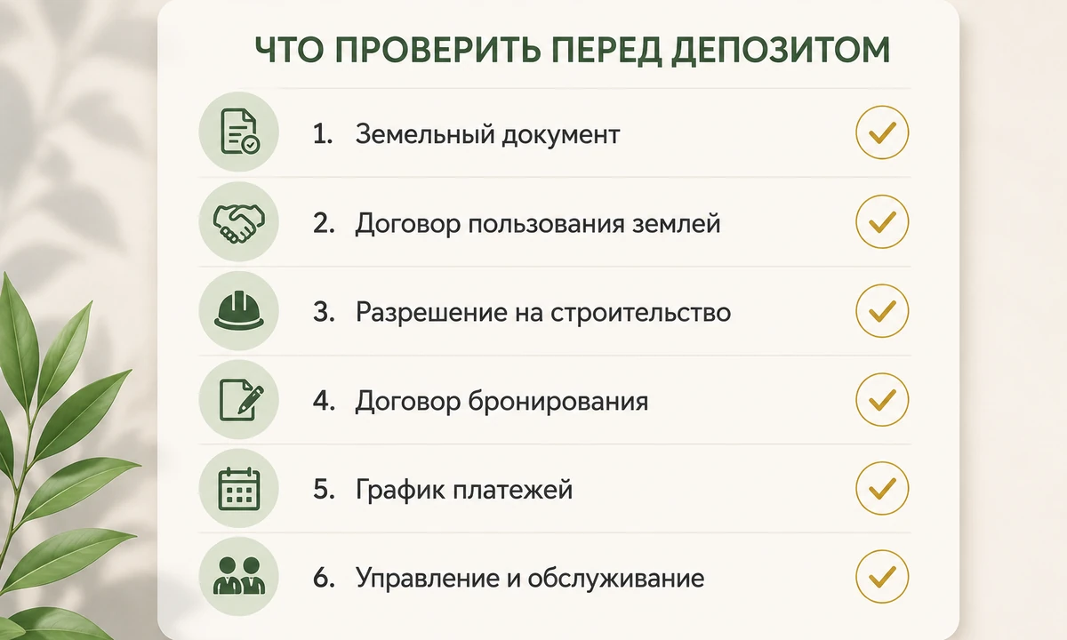 Проверка виллы в Таиланде перед депозитом: документы, договор и будущие обязательства