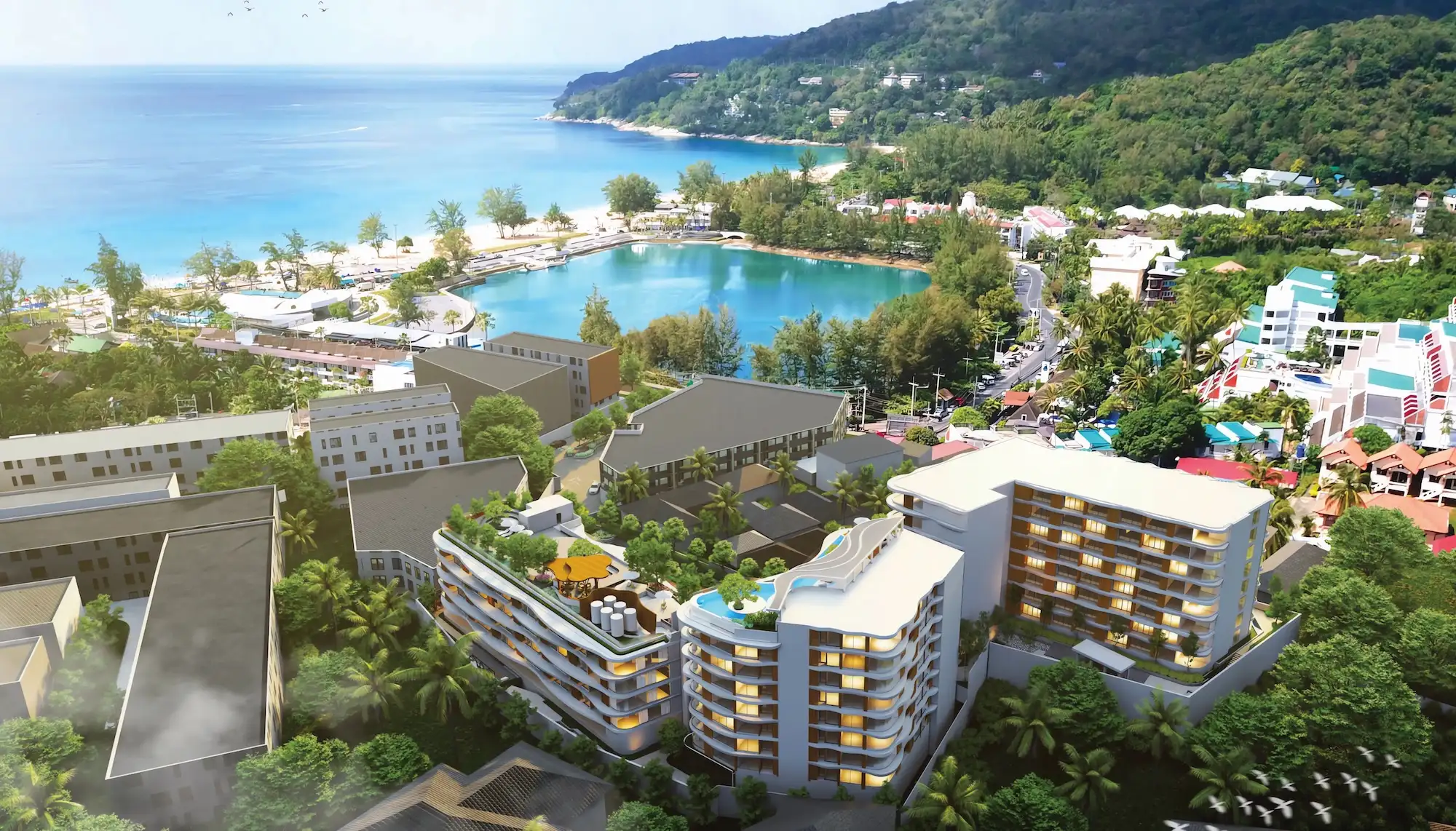 Vibe Residence Karon Пхукет - фасад комплекса