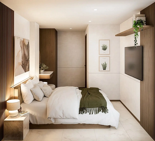 Siam Oriental Beach — апартаменты с 3 спальнями, 58-69 м² — фото объекта 8, Паттайя