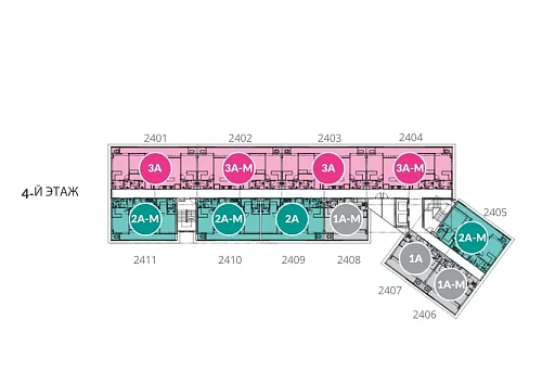 Laguna Lakeside Residence 2 — план этажа 12