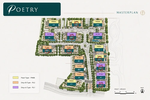 Poetry Villas — план этажа 1
