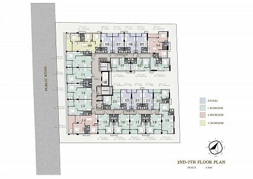 Siam Oriental Beach — план этажа 3