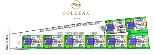 Goldena Twin — план этажа 2