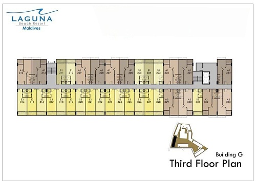 Laguna Beach Maldives — план этажа 11