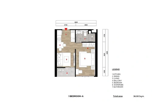 The Ozone Oasis Condo — планировка квартиры 3