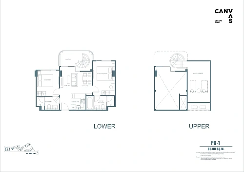 Canvas Cherngtalay — планировка квартиры 20