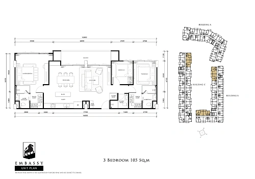 Embassy — планировка квартиры 14