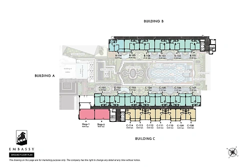 Embassy — план этажа 2