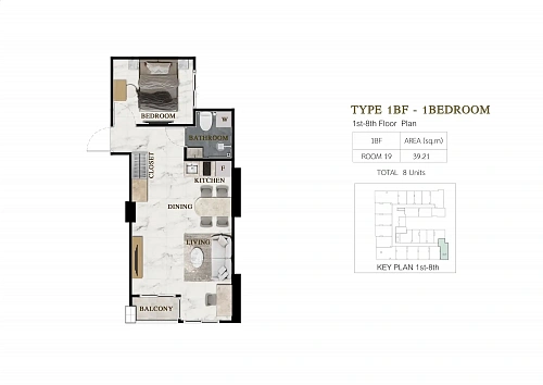 Siam Oriental Beach — планировка квартиры 14