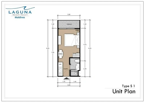 Laguna Beach Maldives — планировка квартиры 2