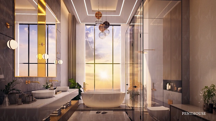 The Riviera Palm Beach — апартаменты с 3 спальнями, 104-254 м² — фото объекта 1, Паттайя