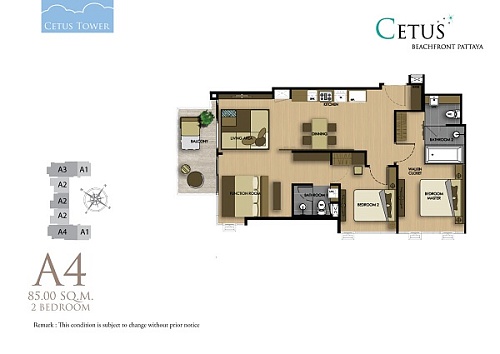Cetus Beachfront — планировка квартиры 5
