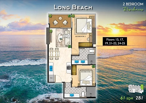 The Riviera California — планировка квартиры 20