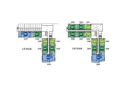 Skypark Elara — план этажа 10
