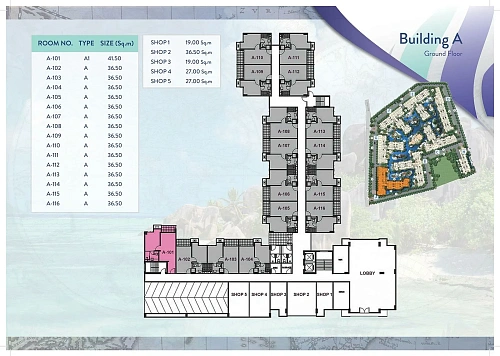 Seven Seas Condo — план этажа 14