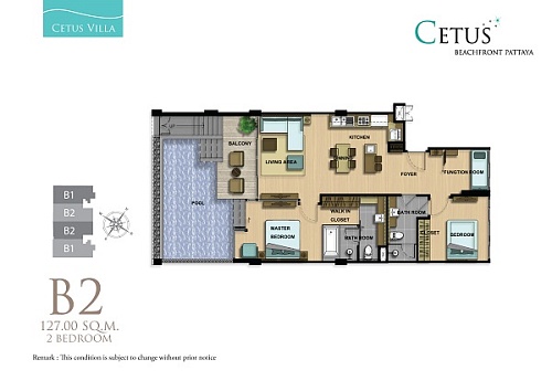 Cetus Beachfront — планировка квартиры 7