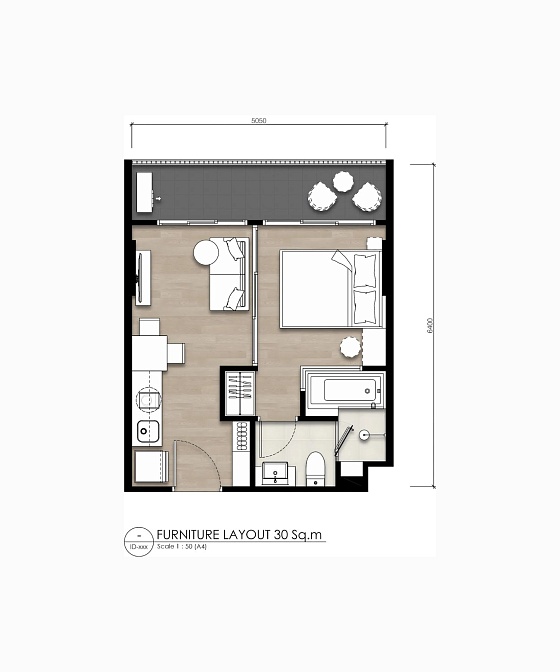So Origin Bangtao — апартаменты с 1 спальней, 32 м² — фото объекта 8, Пхукет