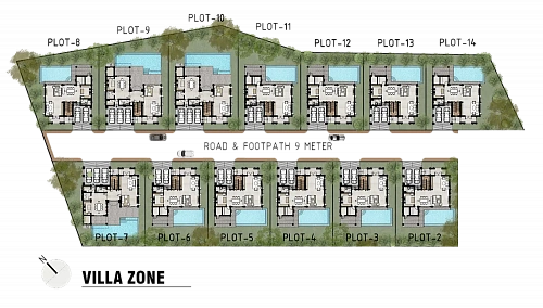 Above Elements Villas — план этажа 2