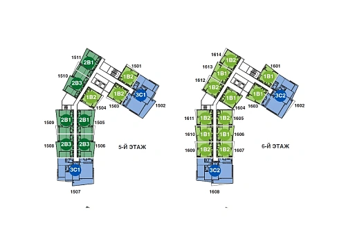 Skypark Elara — план этажа 4