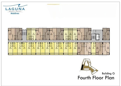 Laguna Beach Maldives — план этажа 12