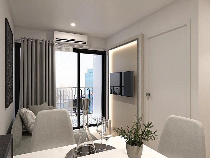 The Indeed Condo Pattaya - Deluxe апартаменты с 1 спальней, 33 м² — фото объекта 2, Паттайя