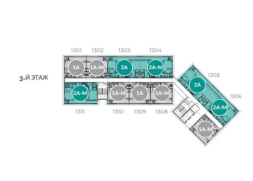 Laguna Lakeside Residence 2 — план этажа 3