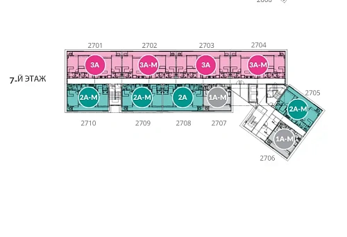 Laguna Lakeside Residence 2 — план этажа 15