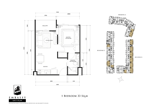 Embassy — планировка квартиры 1