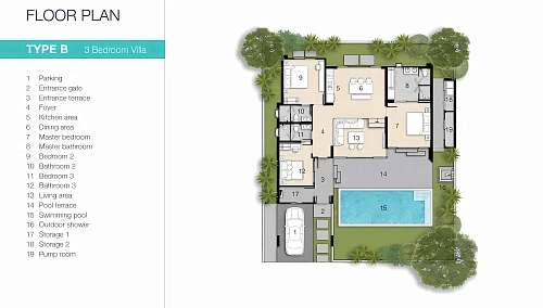 Trichada Essence — планировка квартиры 1