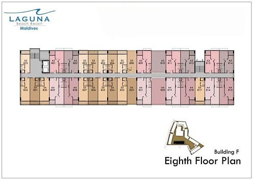 Laguna Beach Maldives — план этажа 8