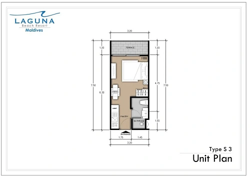 Laguna Beach Maldives — планировка квартиры 7