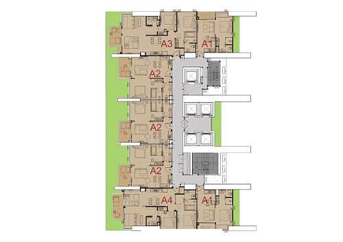 Cetus Beachfront — план этажа 2