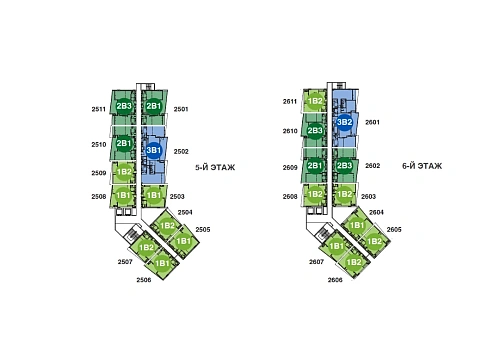 Skypark Elara — план этажа 8