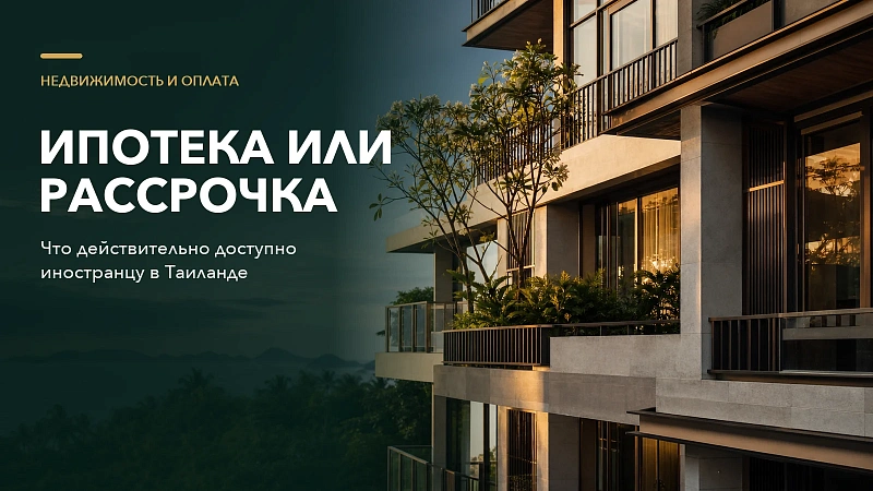 Ипотека в Таиланде для иностранцев: что реально доступно покупателю