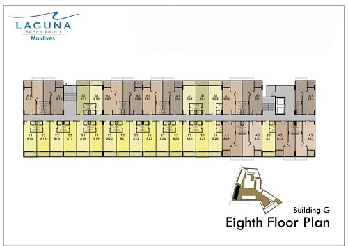 Laguna Beach Maldives — план этажа 16