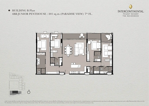InterContinental Kamala — планировка квартиры 28