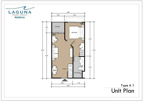 Laguna Beach Maldives — планировка квартиры 6