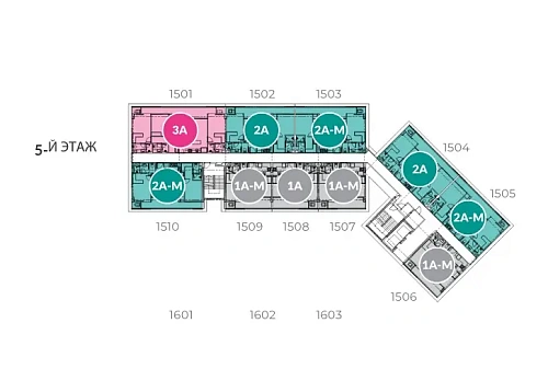 Laguna Lakeside Residence 2 — план этажа 5