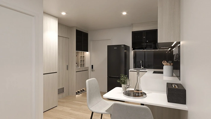 The Indeed Condo Pattaya - Family Suite апартаменты с 2 спальнями, 57.8 м² — фото объекта 1, Паттайя