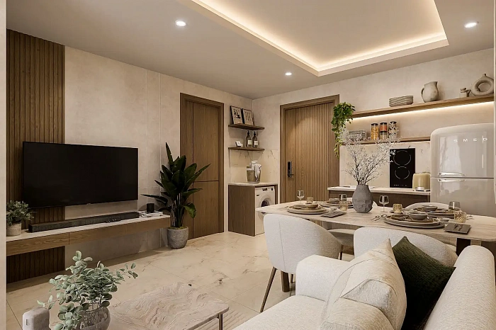 Siam Oriental Beach — апартаменты с 1 спальней, 33-39 м² — фото объекта 2, Паттайя