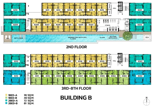 The Ozone Oasis Condo — план этажа 2