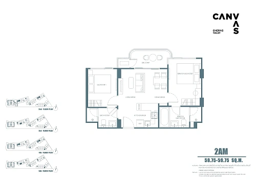 Canvas Cherngtalay — планировка квартиры 10