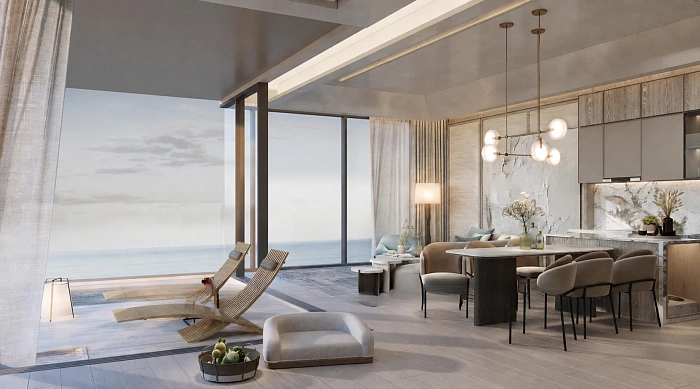 SOONDRI Wongamat — апартаменты с 2 спальнями (plus), 107-117 м² — фото объекта 7, Паттайя