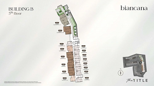 The Title Biancana — план этажа 15