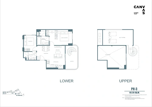 Canvas Cherngtalay — планировка квартиры 23